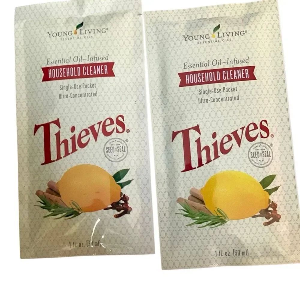 Thieves Young Living Essential Oil household cleaner x 2